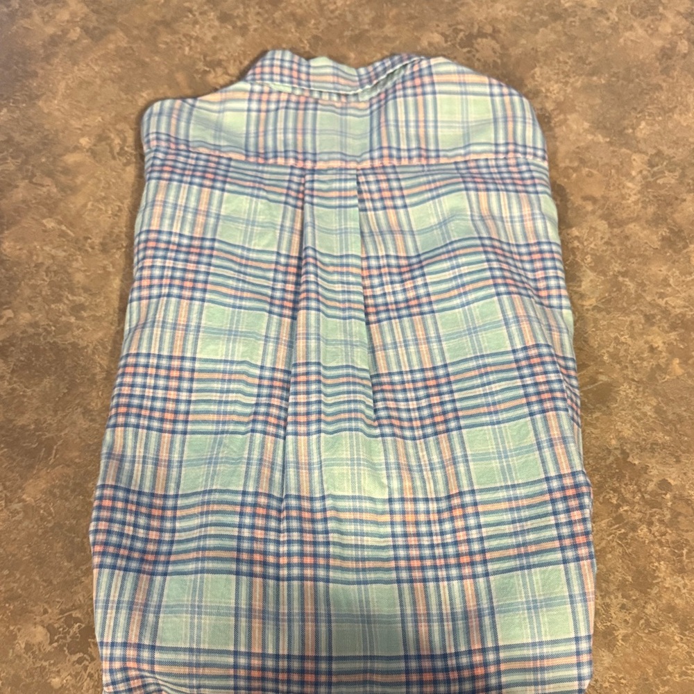 Class Club Blue and Pink Plaid Button Down Shirt - Picture 4 of 6